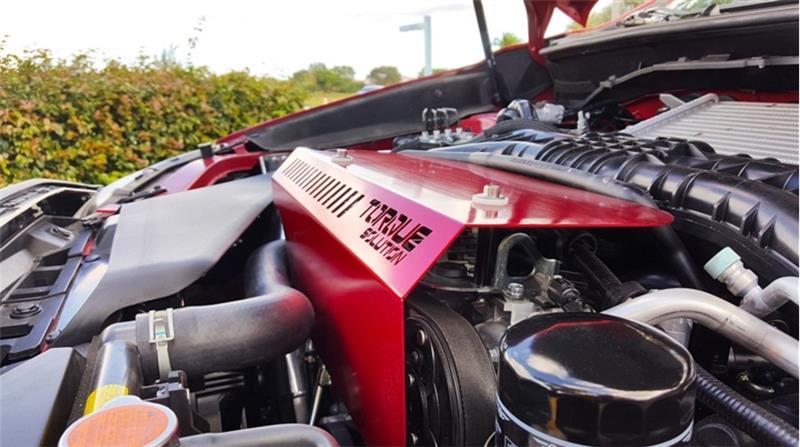 Subaru Forester Engine Pulley Cover - Torque Solution - Silver - `14-`27